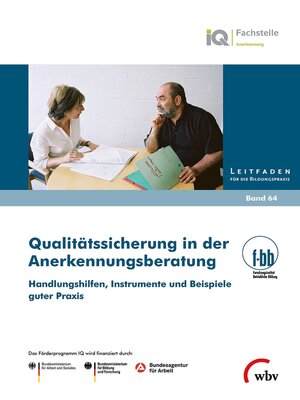 cover image of Qualitätssicherung in der Anerkennungsberatung
